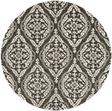 Safavieh Blossom Blm602H Charcoal / Ivory Rugs.