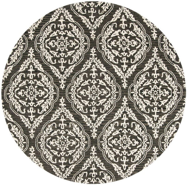 Safavieh Blossom Blm602H Charcoal / Ivory Rugs.