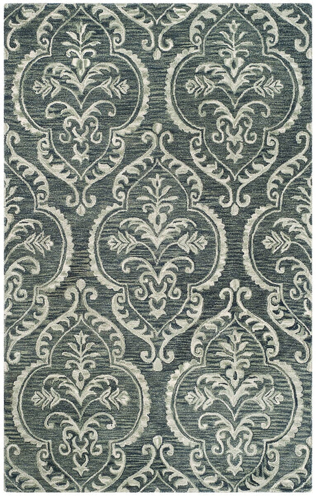 Safavieh Blossom Blm603M Blue / Sage Rugs - Safavieh - blm603m - 4