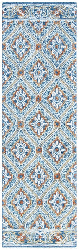 Safavieh Blossom Blm605N Navy/Yellow Rugs.