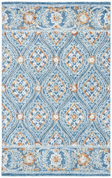 Safavieh Blossom Blm605N Navy/Yellow Rugs.