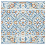Safavieh Blossom Blm605N Navy/Yellow Rugs.