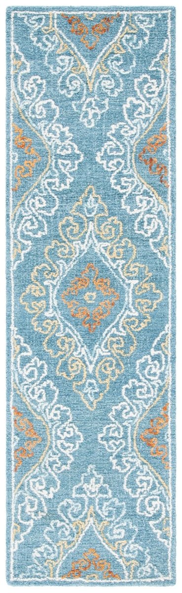 Safavieh Blossom Blm606M Blue/Yellow Rugs.