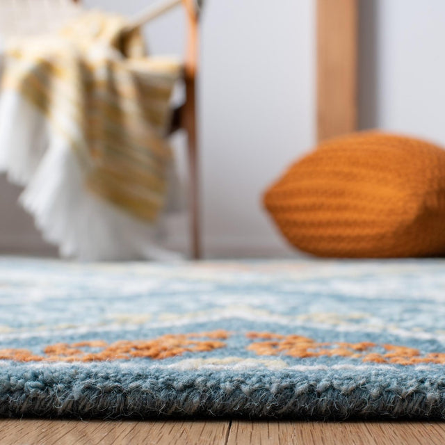 Safavieh Blossom Blm606M Blue/Yellow Rugs.