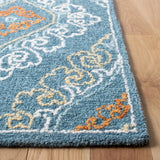 Safavieh Blossom Blm606M Blue/Yellow Rugs.