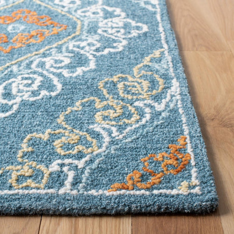 Safavieh Blossom Blm606M Blue/Yellow Rugs.