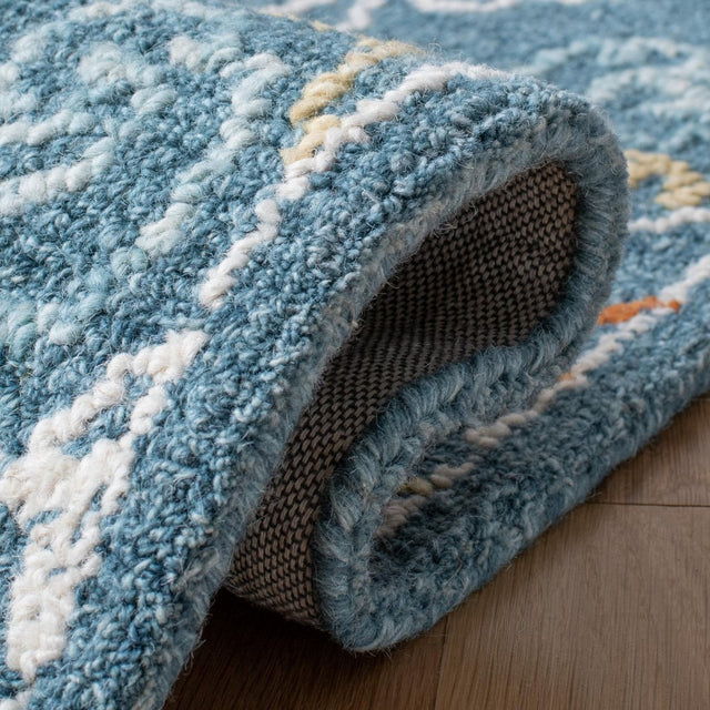 Safavieh Blossom Blm606M Blue/Yellow Rugs.