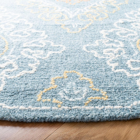 Safavieh Blossom Blm606M Blue/Yellow Rugs.