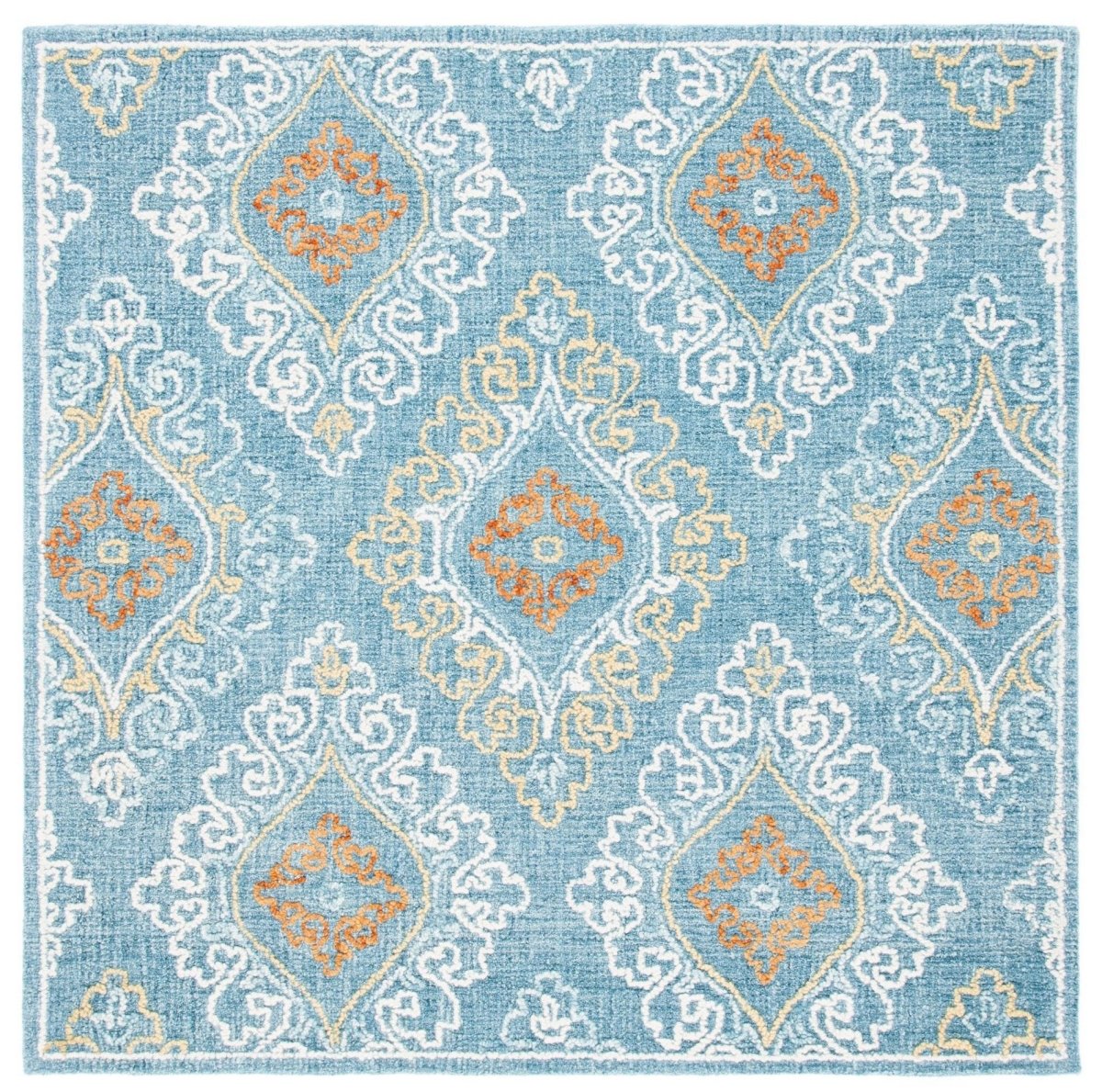 Safavieh Blossom Blm606M Blue/Yellow Rugs.