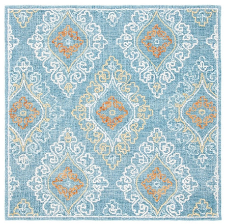 Safavieh Blossom Blm606M Blue/Yellow Rugs.