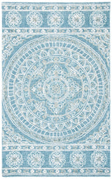 Safavieh Blossom Blm607M Blue/Ivory Rugs.