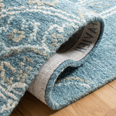 Safavieh Blossom Blm607M Blue/Ivory Rugs.