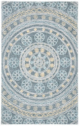 Safavieh Blossom Blm608H Charcoal/Yellow Rugs.