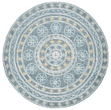 Safavieh Blossom Blm608H Charcoal/Yellow Rugs.