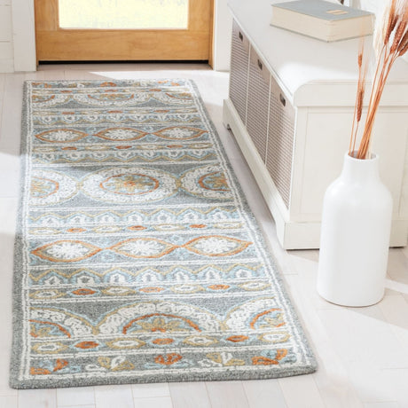Safavieh Blossom Blm609F Grey/Ivory Rugs.