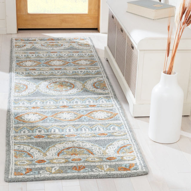 Safavieh Blossom Blm609F Grey/Ivory Rugs.