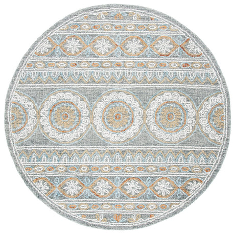 Safavieh Blossom Blm609F Grey/Ivory Rugs.