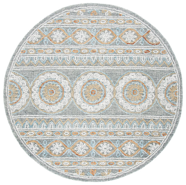 Safavieh Blossom Blm609F Grey/Ivory Rugs.