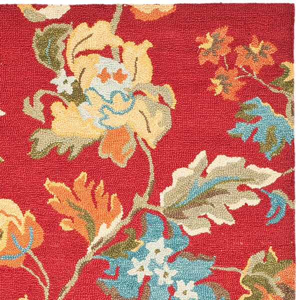 Safavieh Blossom Blm672A Red / Multi Rugs.