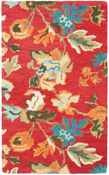 Safavieh Blossom Blm672A Red / Multi Rugs.