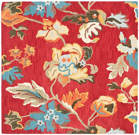 Safavieh Blossom Blm672A Red / Multi Rugs.