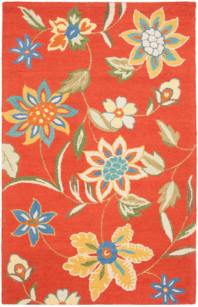 Safavieh Blossom Blm673A Rust / Multi Rugs.