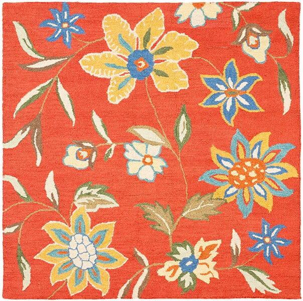 Safavieh Blossom Blm673A Rust / Multi Rugs.