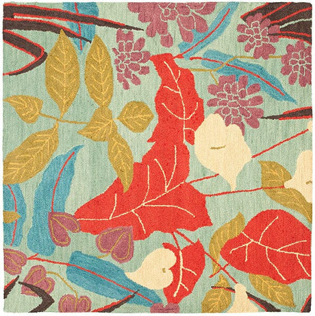 Safavieh Blossom Blm674A Blue / Multi Rugs.