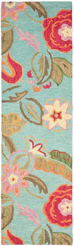 Safavieh Blossom Blm675A Blue / Multi Rugs.