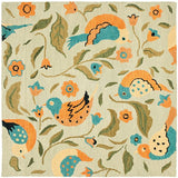 Safavieh Blossom Blm676A Sage / Multi Rugs.
