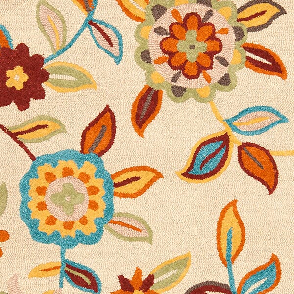 Safavieh Blossom Blm677A Beige / Multi Rugs.