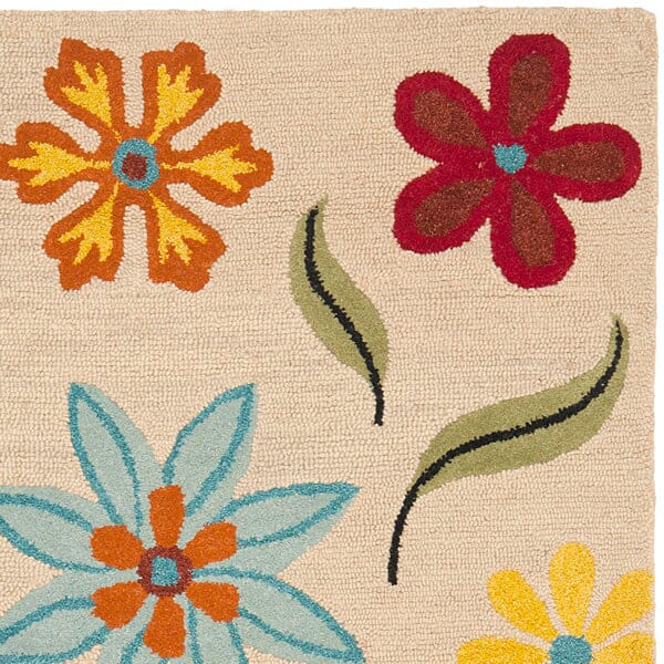 Safavieh Blossom Blm678A Beige / Multi Rugs.