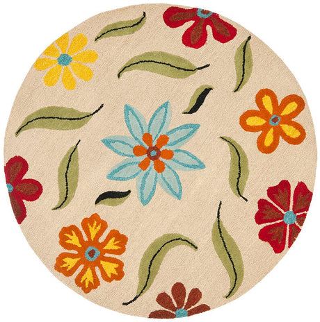 Safavieh Blossom Blm678A Beige / Multi Rugs.