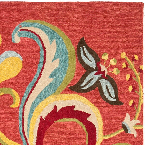 Safavieh Blossom Blm680B Rust / Multi Rugs.