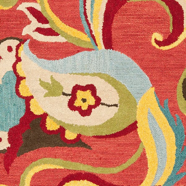 Safavieh Blossom Blm680B Rust / Multi Rugs.