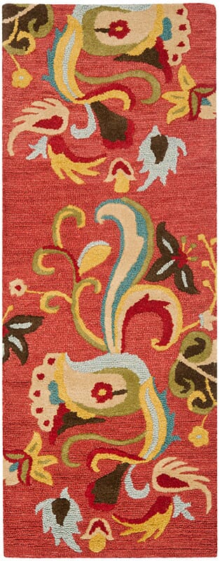 Safavieh Blossom Blm680B Rust / Multi Rugs.