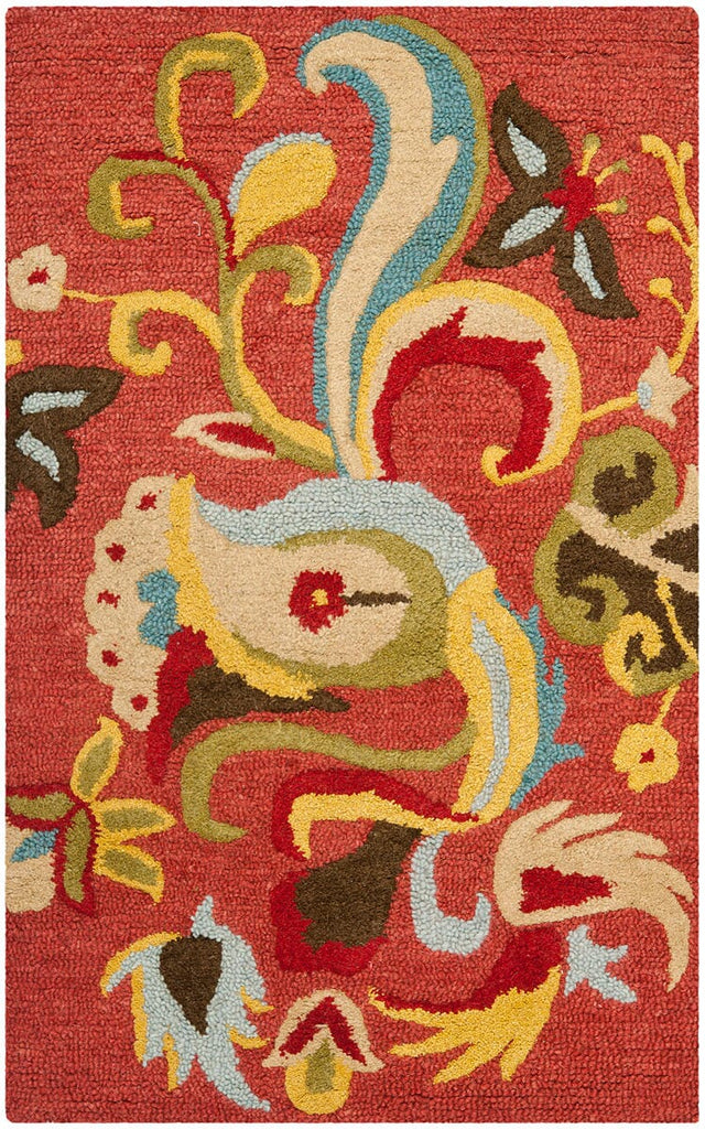 Safavieh Blossom Blm680B Rust / Multi Rugs.