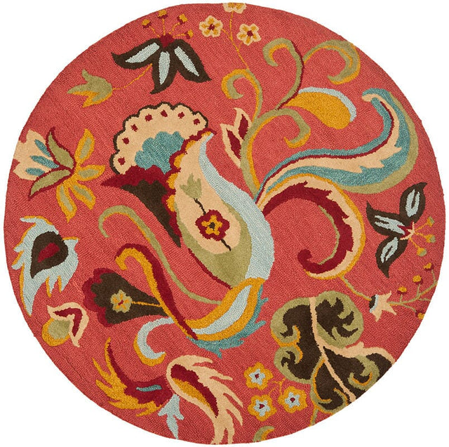 Safavieh Blossom Blm680B Rust / Multi Rugs.