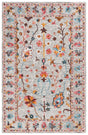 Safavieh Blossom Blm685F Grey/Red Rug.