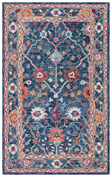 Safavieh Blossom Blm686M Blue/Red Rug.