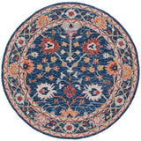 Safavieh Blossom Blm686M Blue/Red Rug.