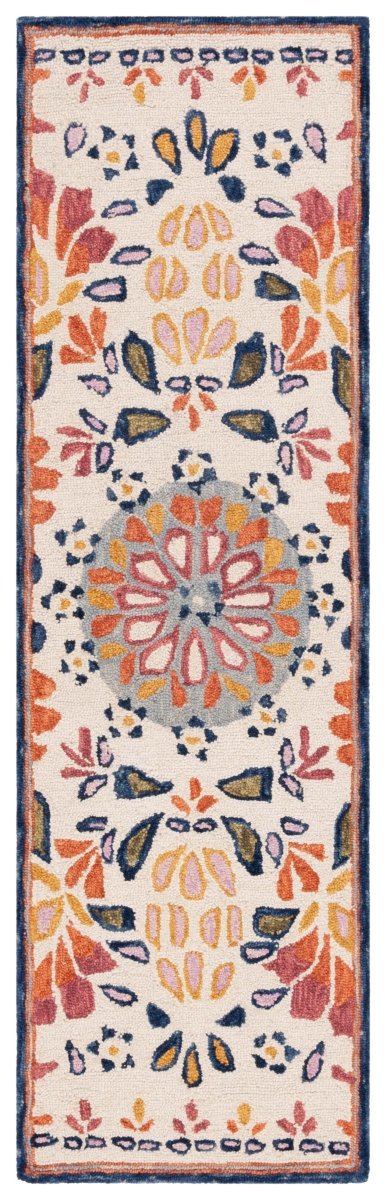 Safavieh Blossom Blm687A Ivory/Red Rug - Safavieh - blm687a - 28