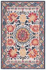 Safavieh Blossom Blm687A Ivory/Red Rug.