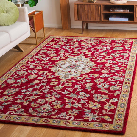 Safavieh Blossom Blm688Q Red/Ivory Rug - Safavieh - blm688q - 3