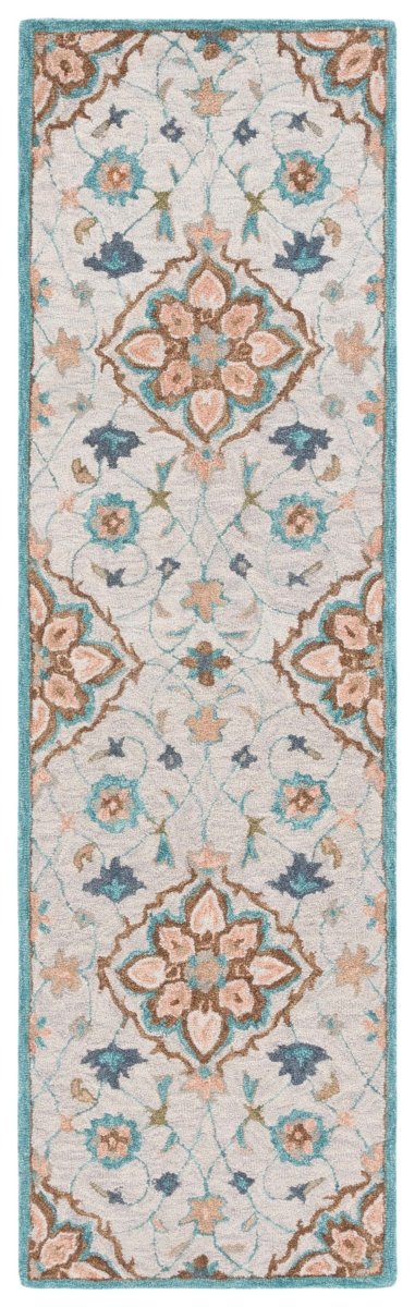 Safavieh Blossom Blm689B Beige/Blue Rug - Safavieh - blm689b - 28