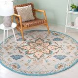 Safavieh Blossom Blm689B Beige/Blue Rug.