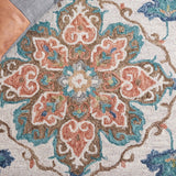 Safavieh Blossom Blm689B Beige/Blue Rug.