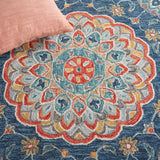 Safavieh Blossom Blm690M Blue/Red Rug.