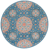 Safavieh Blossom Blm690M Blue/Red Rug.