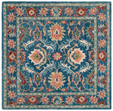 Safavieh Blossom Blm691M Blue/Green Rug.